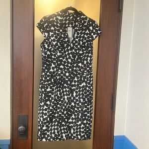 NWT Ann Taylor black and white dress